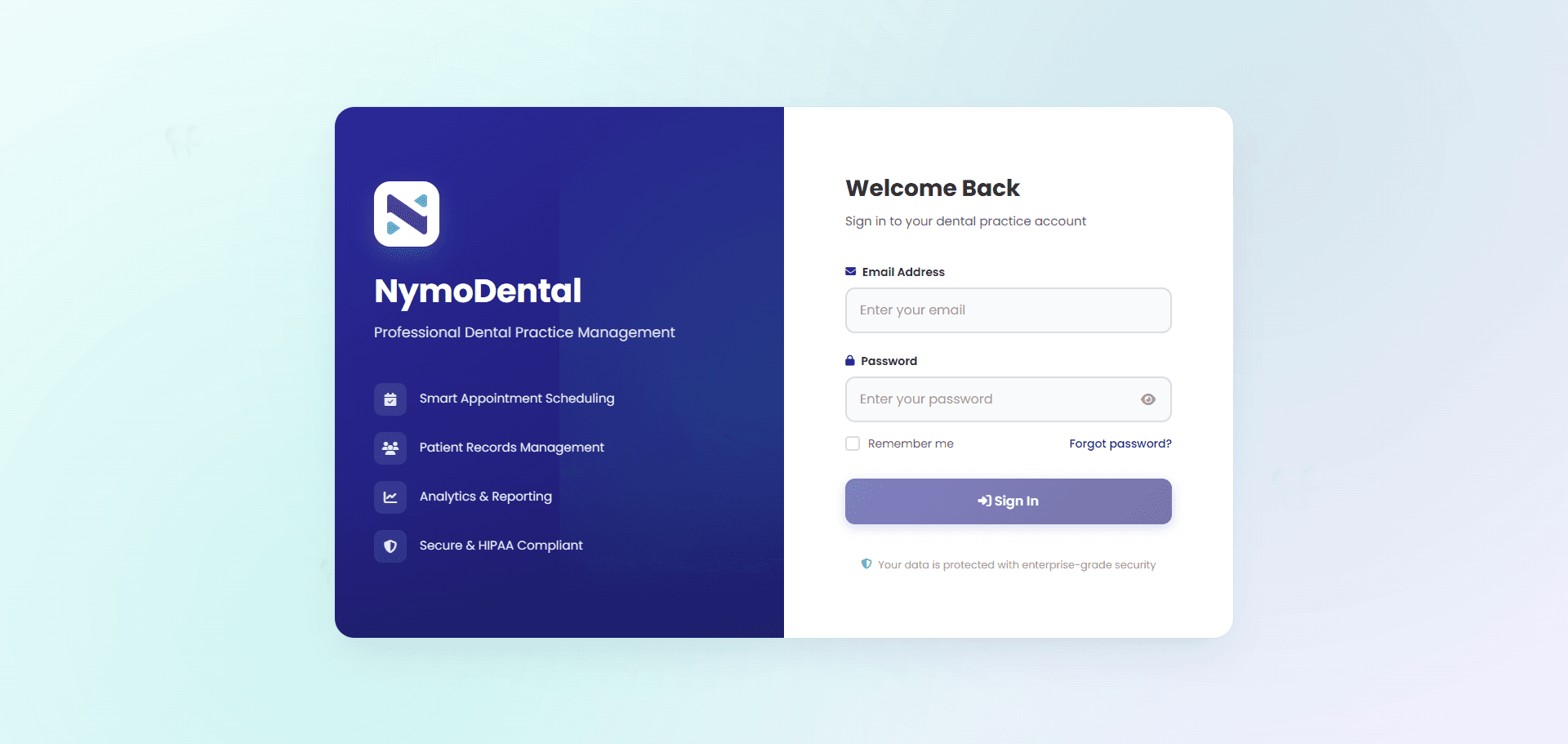 Nymo Dental – Professional Dental Practice Management Suite - Screenshot 1